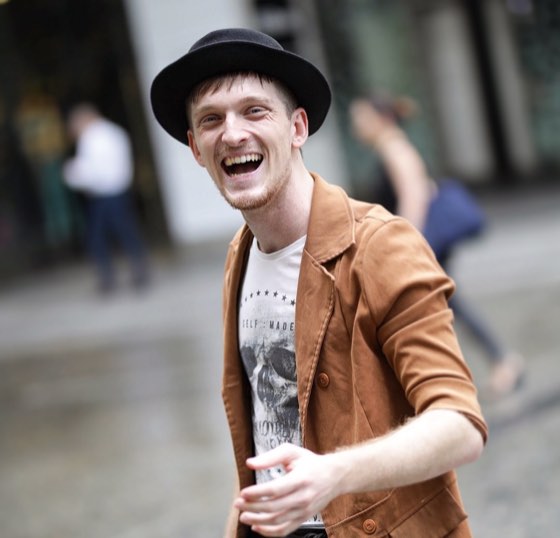 Magician performing