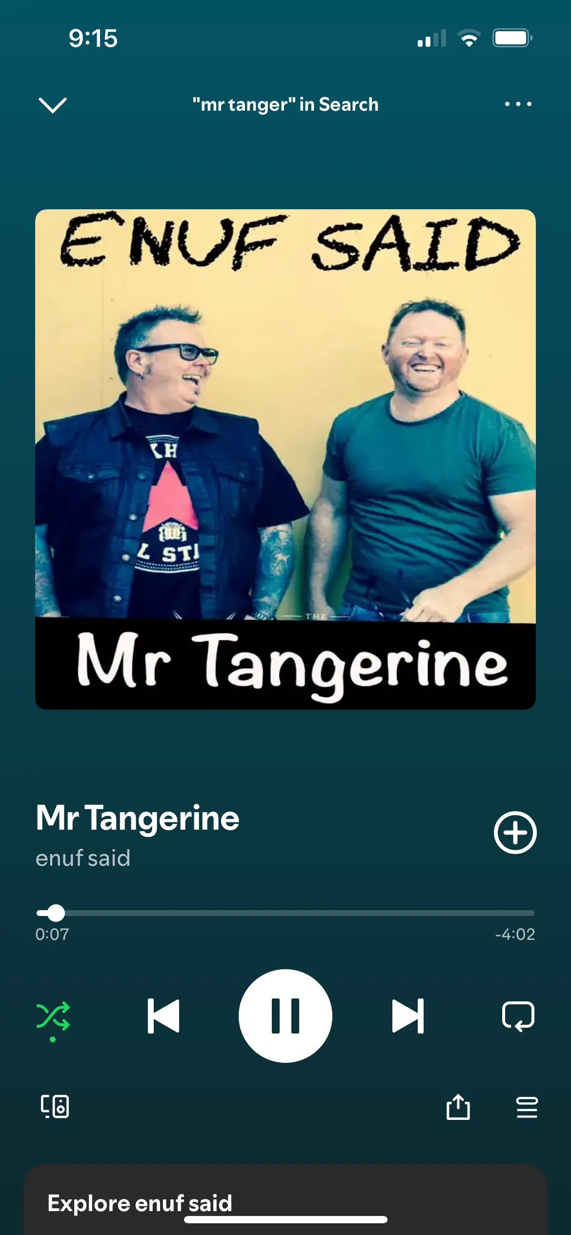 Enuf Said