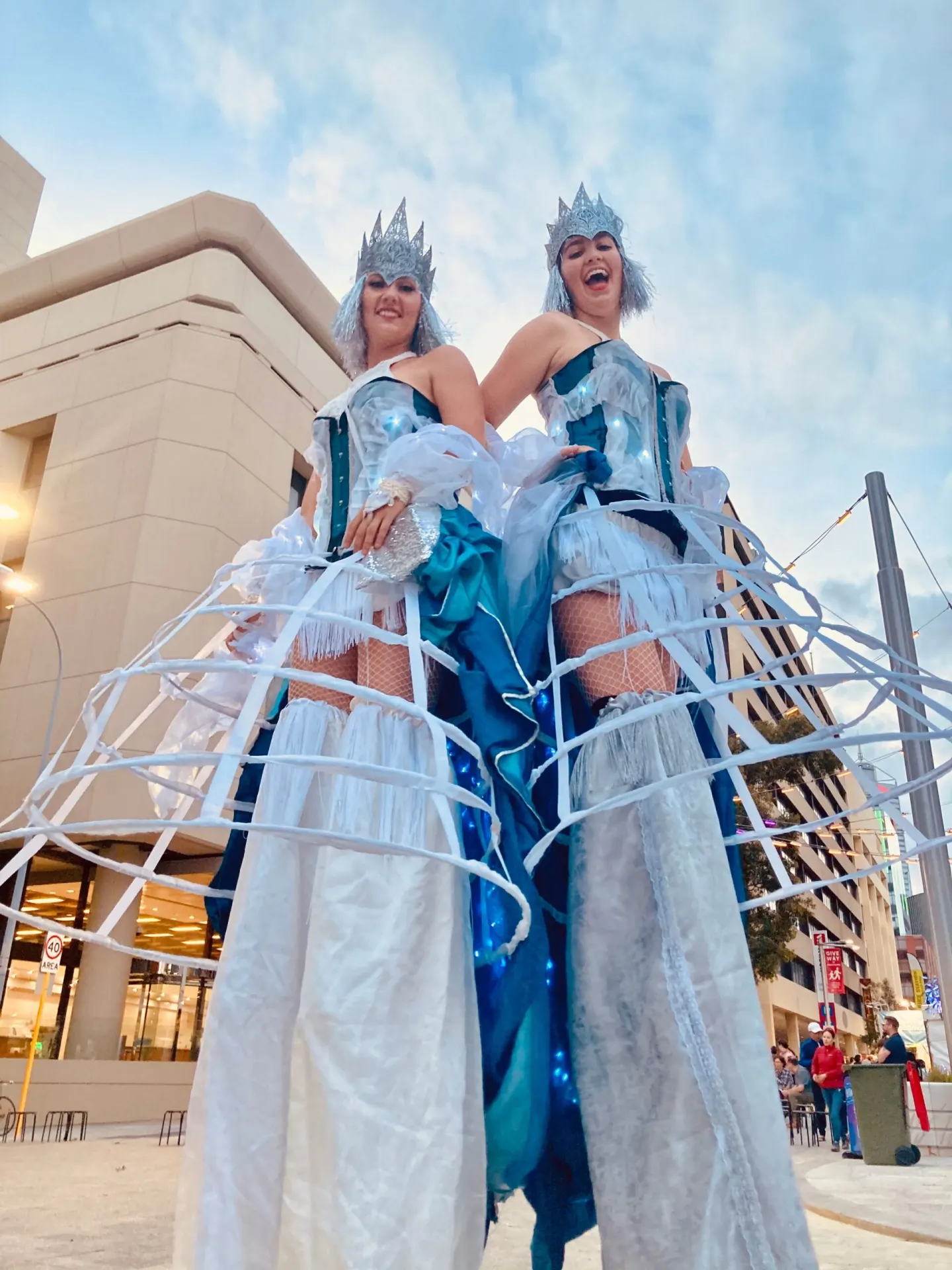 Glacius Stilt Walkers
