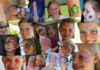Happy Heart Face Painting