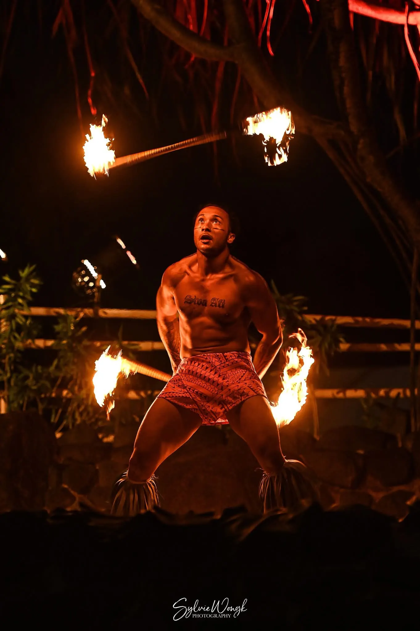Traditional Fireknife entertainment