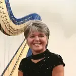 Vanessa McKeand (harpist) and MV2 (violin and harp)